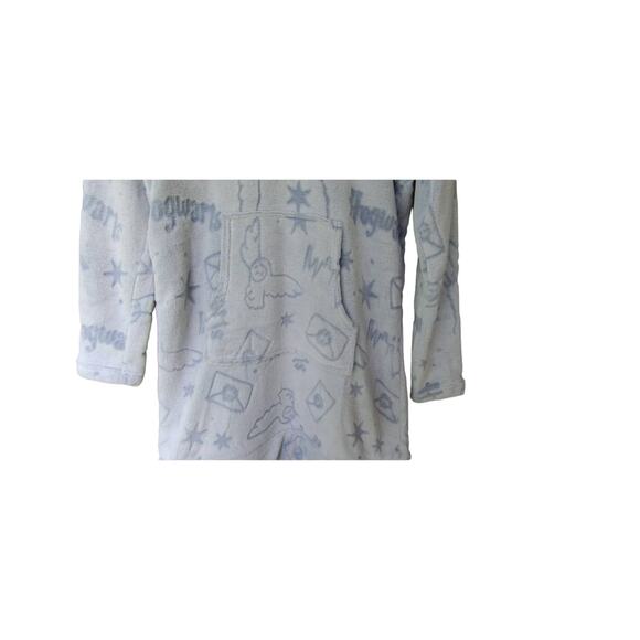 Harry Potter Wizarding World Lounger Plush Pajama Dress with Hood Size S - Picture 5 of 10